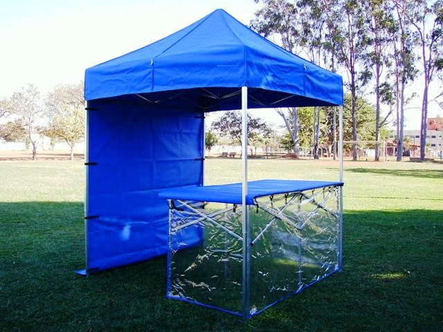 Tenda Sanfonada em ação